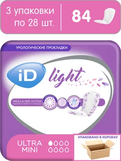 Урологические прокладки Light Ultra mini 3 уп. по 28 шт ID 10802506 купить за 618 ₽ в интернет-магазине Wildberries