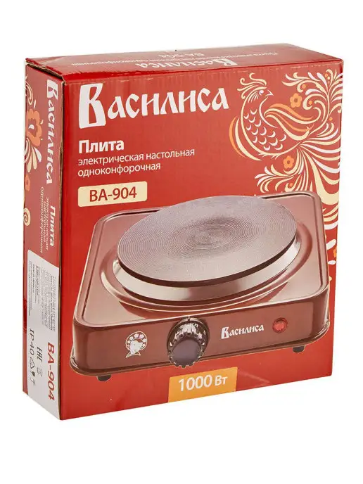 ВАСИЛИСА. Плита электрическая настольная, коричневый, фото 2