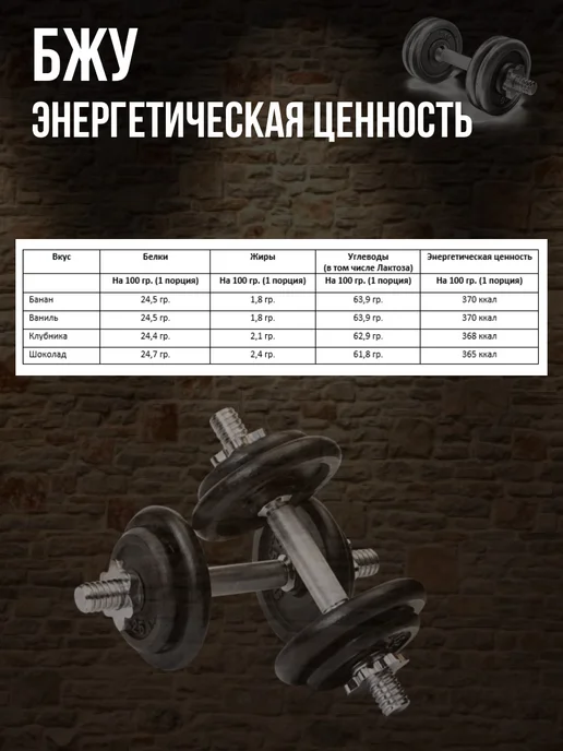 WATT NUTRITION Гейнер для набора массы 1 кг, ваниль, 1 кг, фото 4