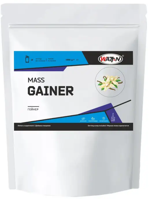 WATT NUTRITION Гейнер для набора массы 1 кг, ваниль, 1 кг, фото 7