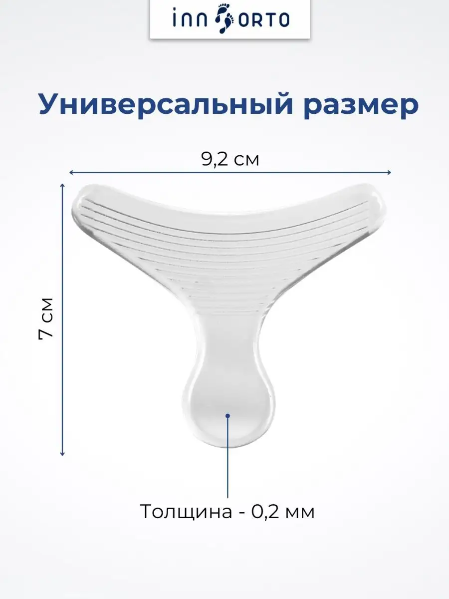 Силиконовые вставки для обуви от мозолей INNORTO 10836622 купить в  интернет-магазине Wildberries