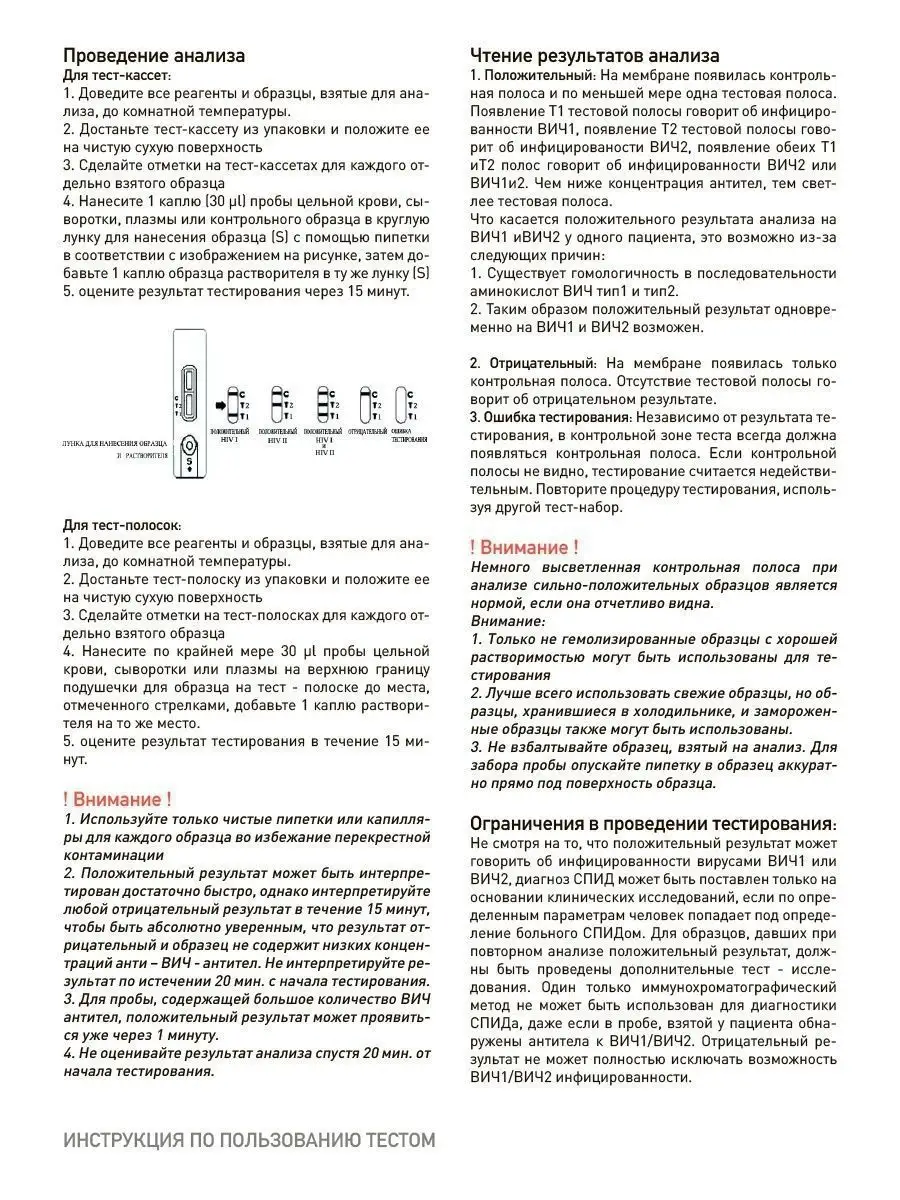 ЭКСПРЕСС-ТЕСТ на ВИЧ