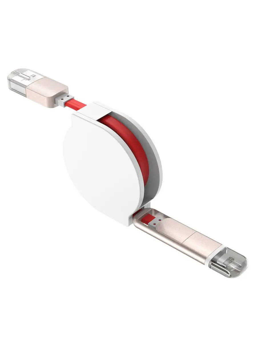 Кабель для iPhone Lightning кабель Micro USB 2 в 1 рулетка Mobileplus  10853351 купить за 181 ₽ в интернет-магазине Wildberries