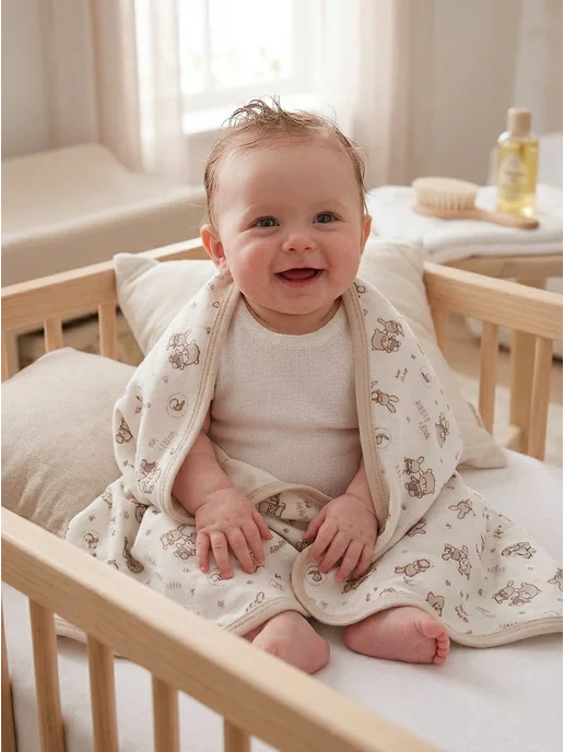 DAISY Одеяло для новорожденных в кроватку 95х130 см, 95x130 см