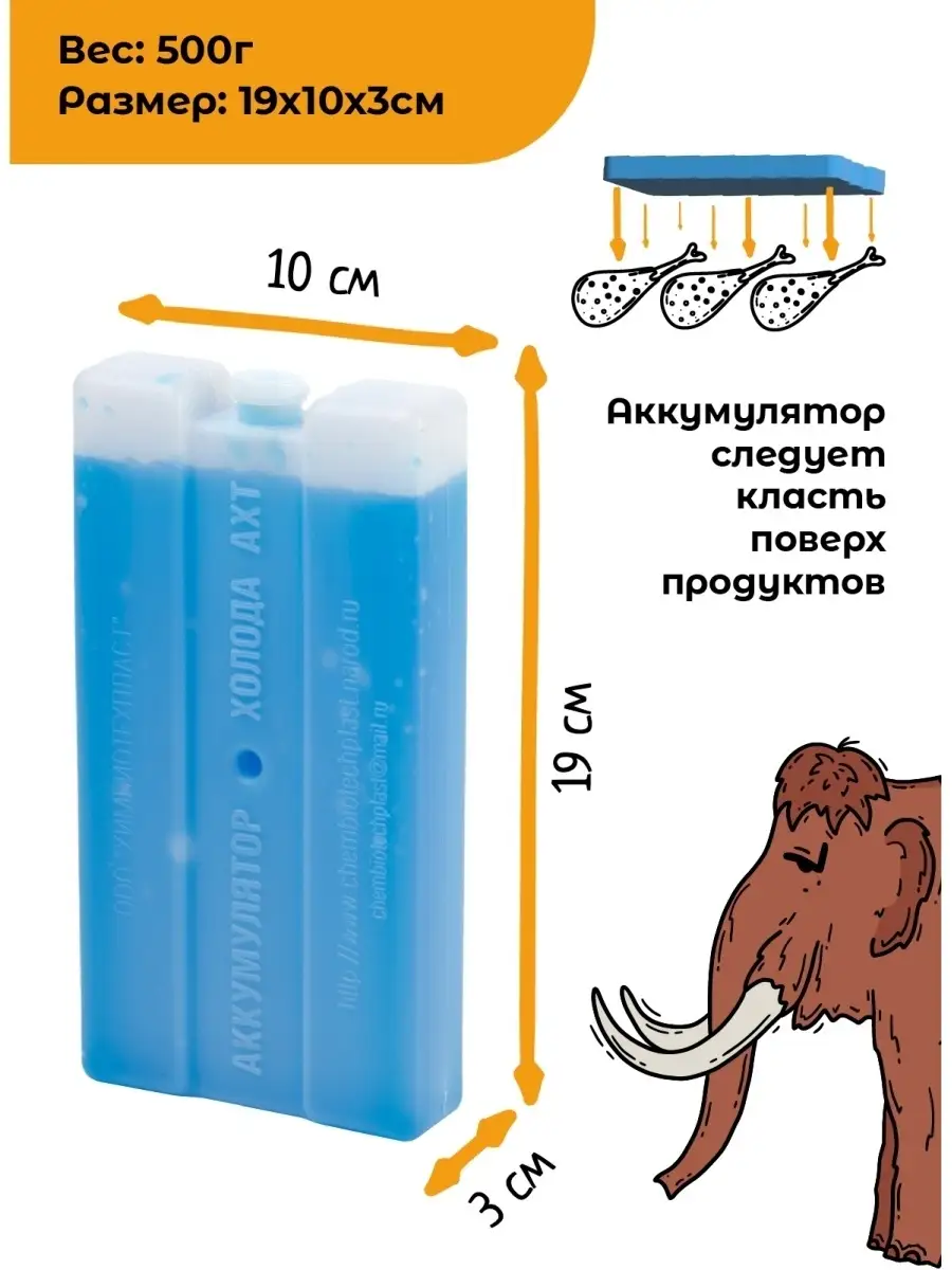 Аккумулятор холода гелевый для термосумок Eva 10862464 купить за 324 ₽ в  интернет-магазине Wildberries