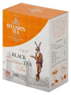 Чай черный листовой OPA Black Tea 250 гр STEUARTS 10863381 купить за 546 ₽ в интернет-магазине Wildberries