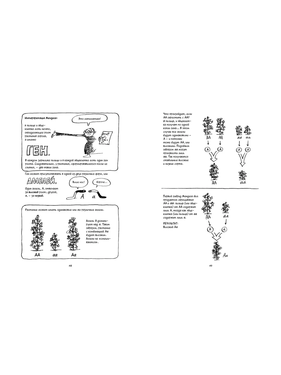Генетика. Краткий курс в комиксах Издательство КоЛибри 10865710 купить за  556 ₽ в интернет-магазине Wildberries