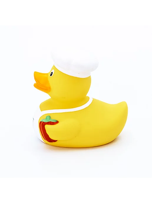 Funny Ducks Уточка для ванны Уточка Повар, белый, фото 2