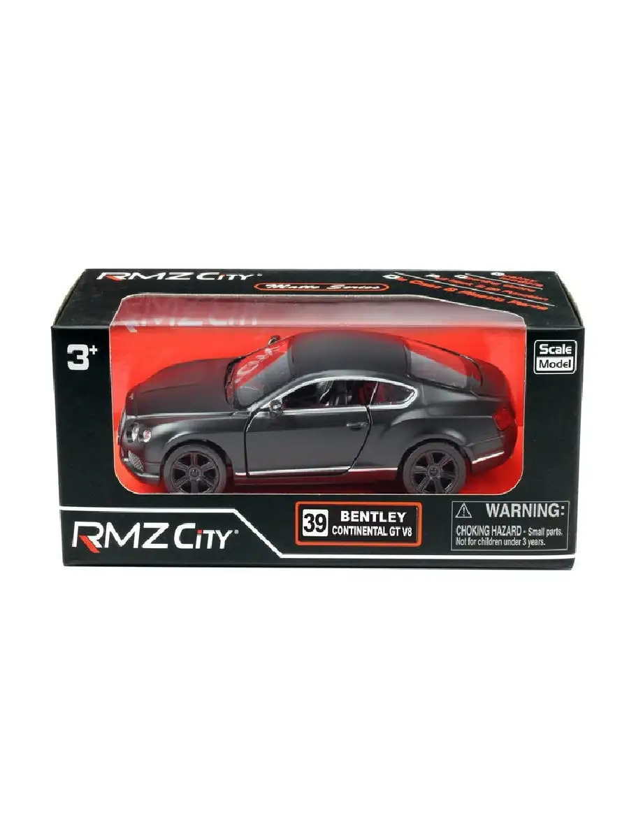 Машина металлическая RMZ City 1:32 Bentley Continental GT V8, инерционная,  серый 16.5 x 7.5 x 7 см UNI-FORTUNE 10889508 купить за 419 ₽ в  интернет-магазине Wildberries