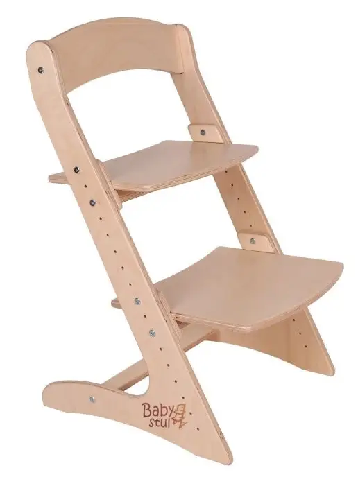 Babystul Растущий стул с лаком, желтый, фото 5