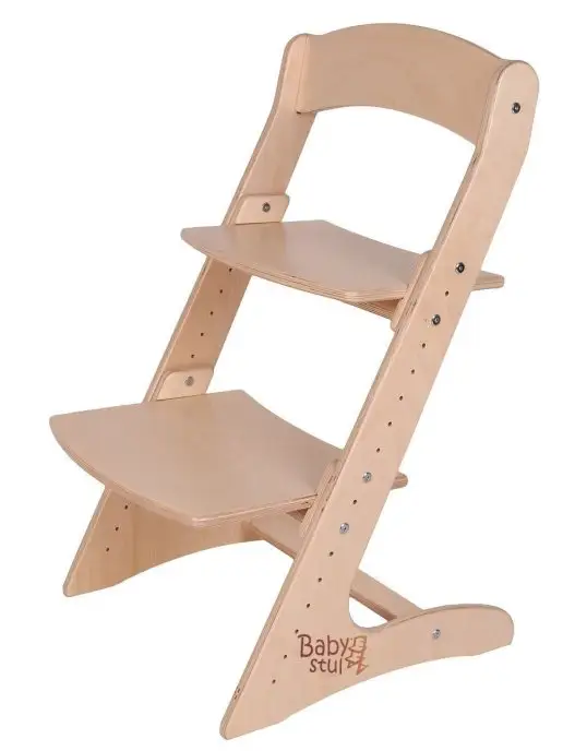 Babystul Растущий стул с лаком, желтый, фото 6