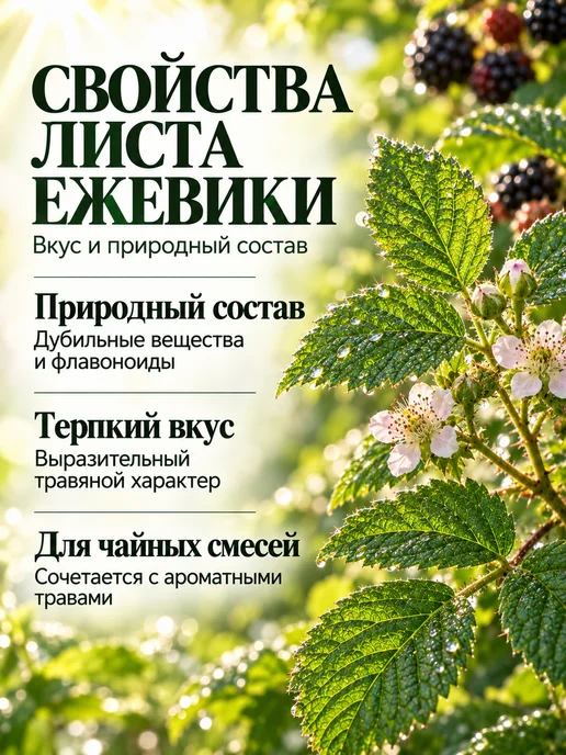 Травы Горного Крыма Ежевика лист травяной чай сбор фиточай крымские травы 80 гр, 80 г, фото 8