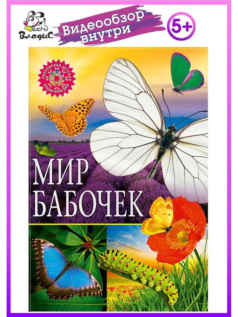 Мир бабочек. Детская энциклопедия Владис 10924215 купить в  интернет-магазине Wildberries