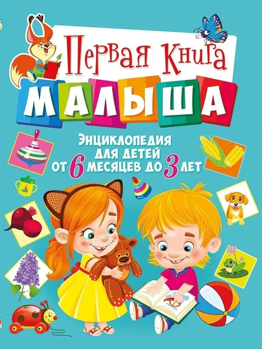 Первая книга малыша. Энциклопедия для детей от 6 месяцев Владис 10924217  купить в интернет-магазине Wildberries