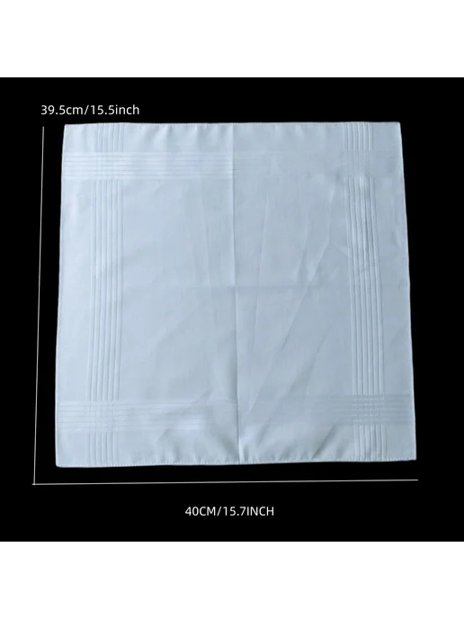 Pastel_lux Платки 3 шт 40х40 см хлопок в карман подарочные хб тканевые, 40x40 см, 3 шт, фото 6