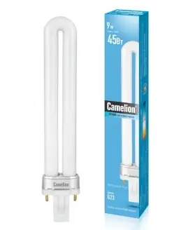 Энергосберегающая лампочка U-образная 9W 4200К G23 Camelion 10948772 купить за 222 ₽ в интернет-магазине Wildberries