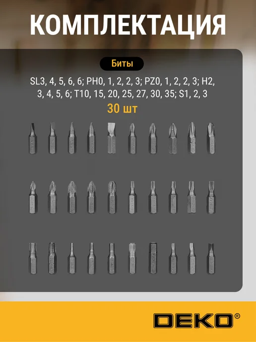 DEKO Набор инструмента DKMT89 для дома и авто 89 шт, 89 шт, фото 8