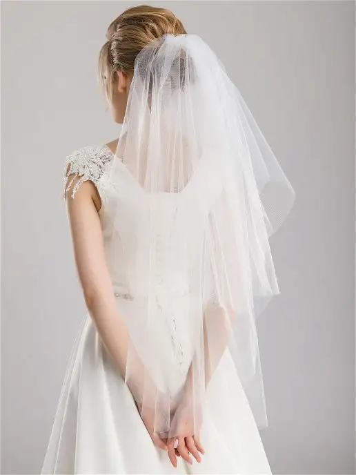 Дом Свадьбы Фата свадебная, бежевый
