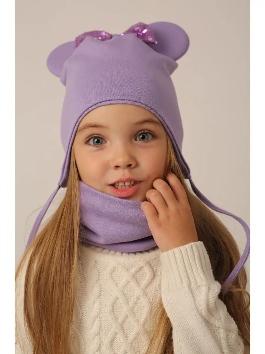 Купить детские зимние шапки для девочек в интернет-магазине — X-MODA