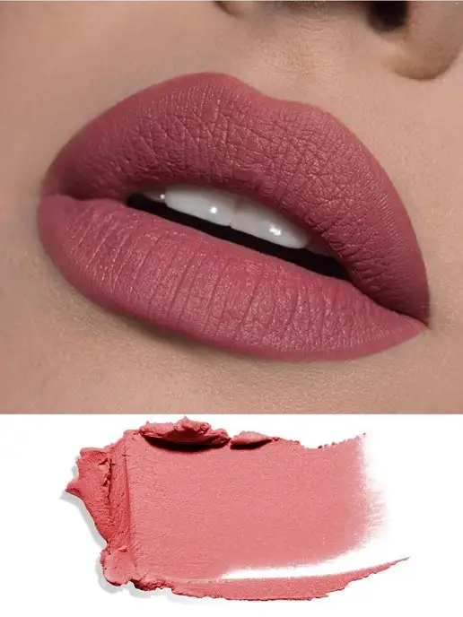 LUXVISAGE Помада для губ PIN UP Ultra matt стойкая матовая тон 543, тон 505, розовый, фото 4
