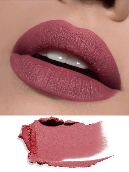 LUXVISAGE Помада для губ PIN UP Ultra matt стойкая матовая тон 543, тон 506, розовый, фото 4