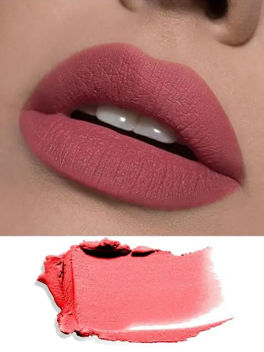 LUXVISAGE Помада для губ PIN UP Ultra matt стойкая матовая тон 543, тон 515, розовый, фото 4