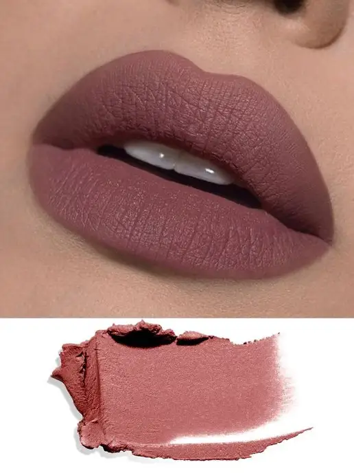 LUXVISAGE Помада для губ PIN UP Ultra matt стойкая матовая тон 543, тон 524, розовый, фото 4