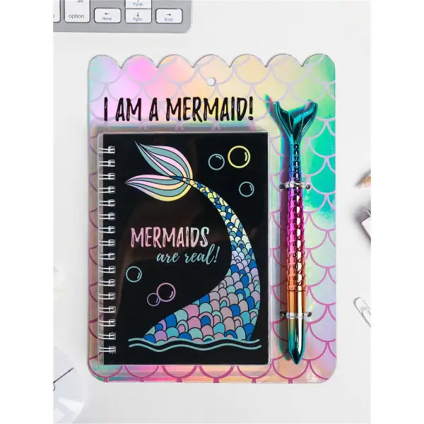 Подарочный набор: ручка и ежедневник в линейку, 40 листов