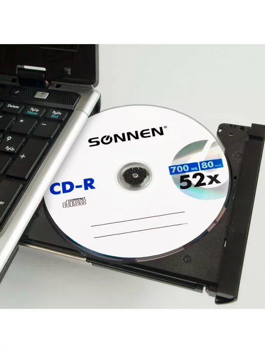 SONNEN Компакт диски CD-R объемом 700Mb, скорость 52x 50 шт, 50 шт, фото 3