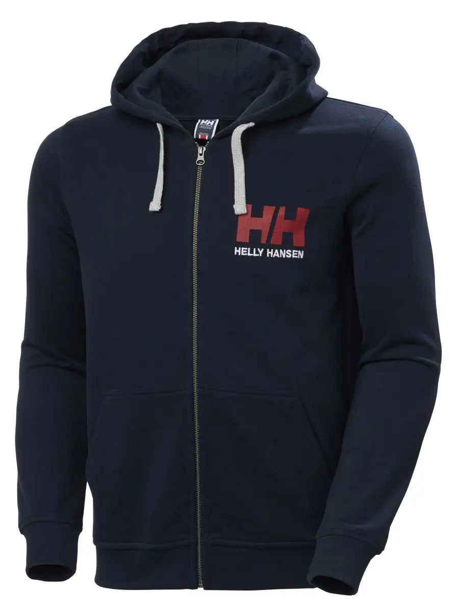 Толстовка HH LOGO FULL ZIP HOODIE Helly Hansen 10996644 купить в  интернет-магазине Wildberries