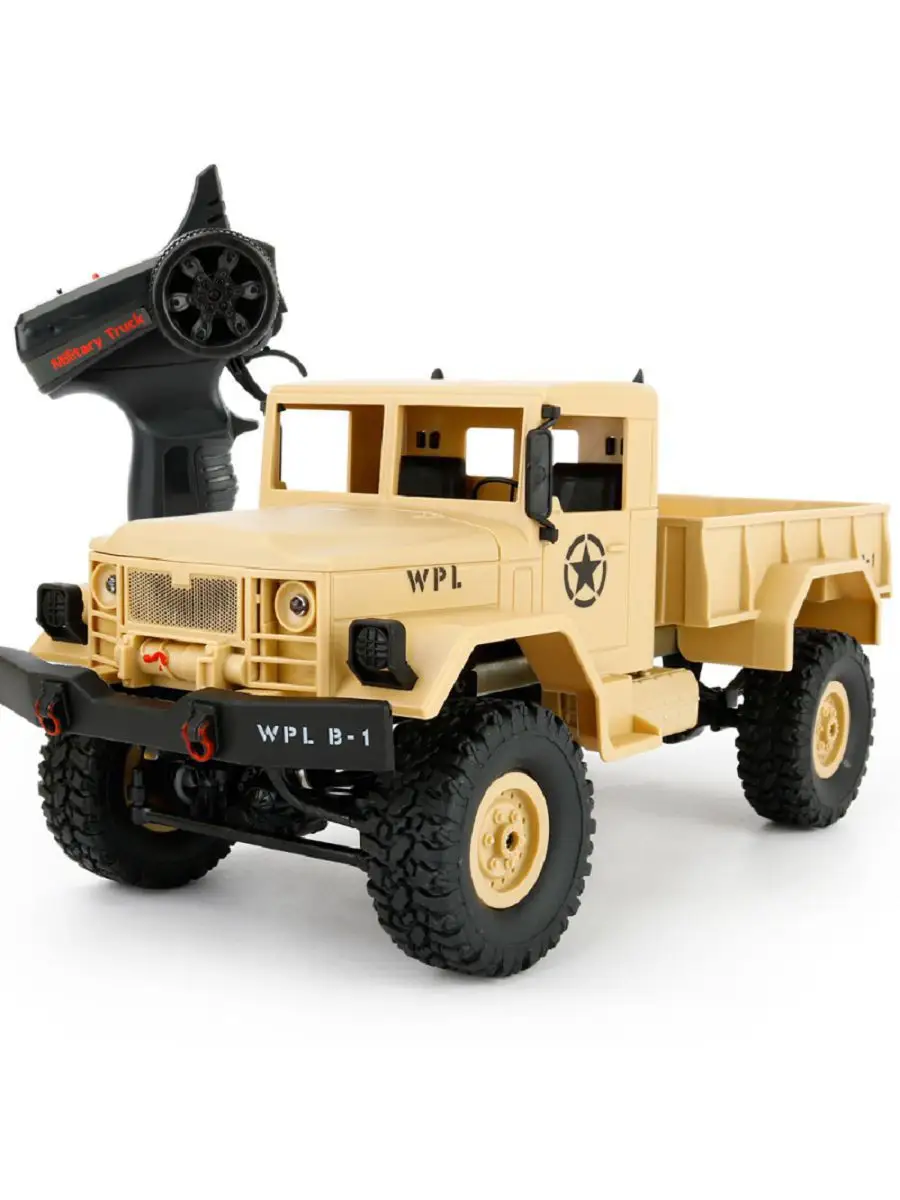 Машина на радиоуправлении WPLB-14-Yellow Грузовик желтый 1/16 4WD электро  WPL 11008226 купить в интернет-магазине Wildberries