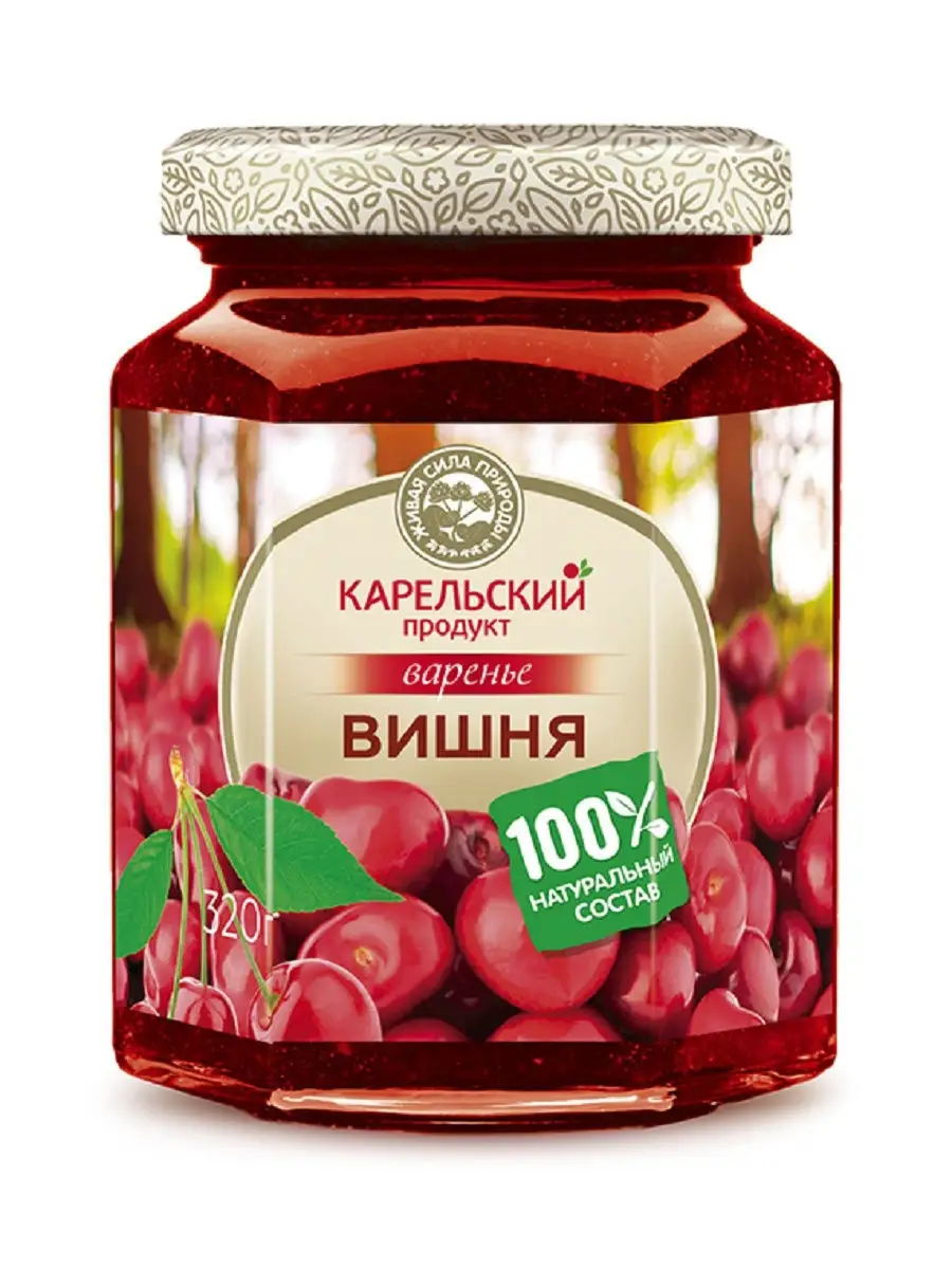 Варенье из вишни стерилизованное Карельский продукт 11048333 купить в  интернет-магазине Wildberries