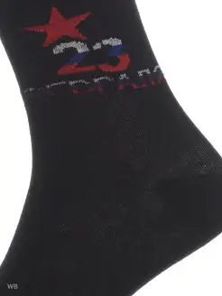 Носки мужские 3 пары/с 23 февраля ВАСИЛИСА Sale. Цвет черный. Вид 5.