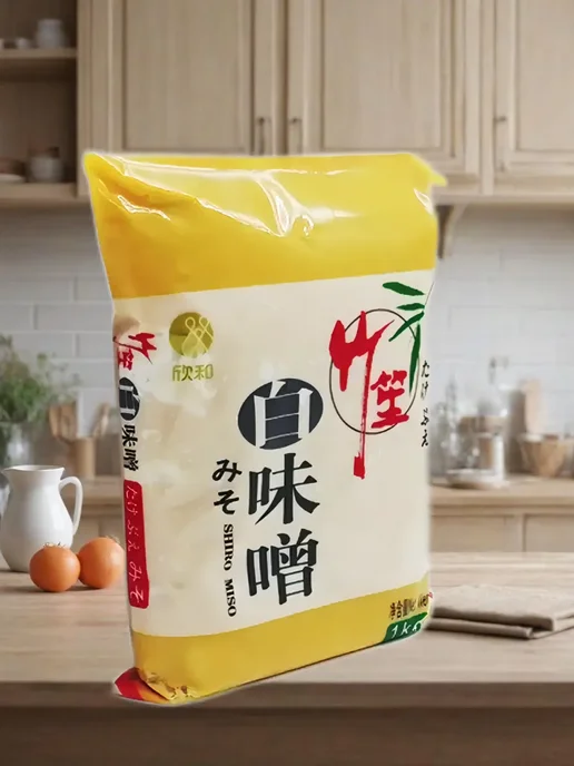 Takemura Паста соевая Мисо светлая 1кг, 1 кг