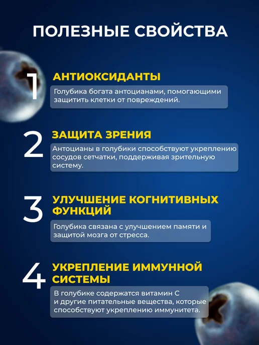 Дикорус Варенье из лесной голубики, 250 гр, вкусный подарок, 250 г, фото 4