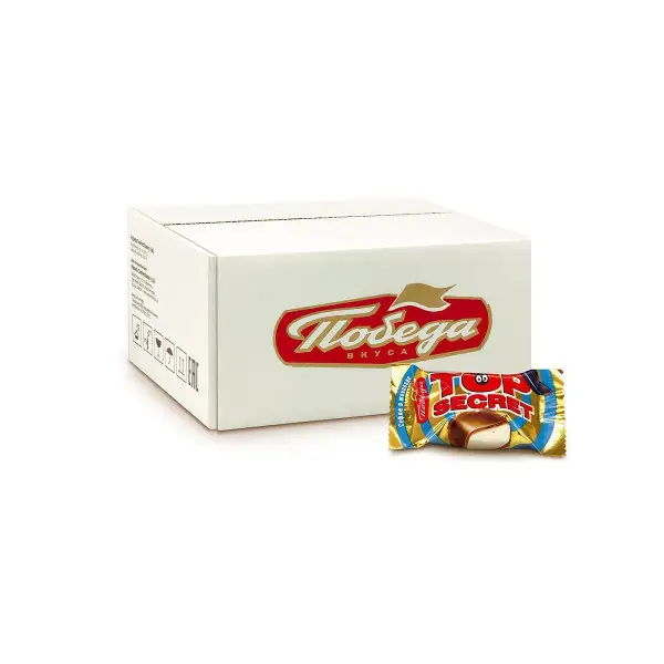 Конфеты "Топ сикрет" суфле в молочном шоколаде, 1500г