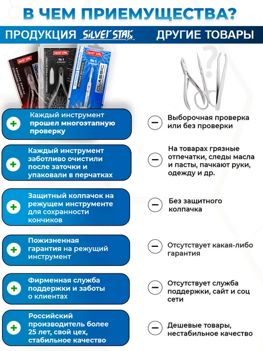 Педикюрные кусачки для ногтей, серебристый, фото 8