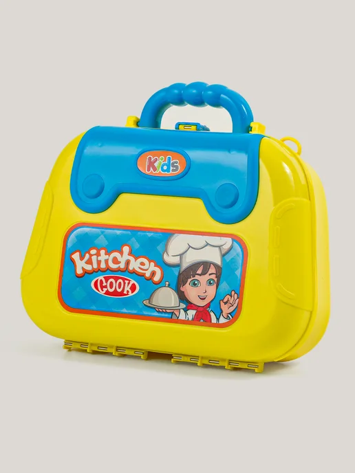 BESTLIKE Игрушечная кухня набор посуды, синий, фото 8