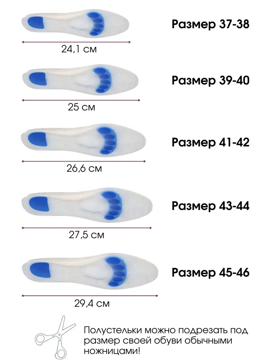 Ортопедические стельки гелевые INNORTO 11203961 купить в интернет-магазине  Wildberries