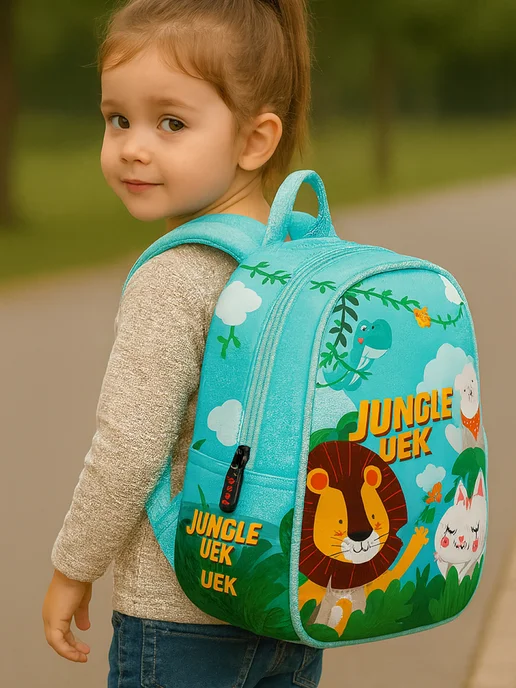 UEK.KIDS Рюкзак детский дошкольный, голубой