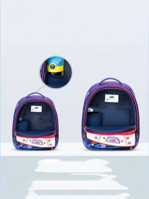 UEK.KIDS Рюкзак детский дошкольный, голубой, фото 4