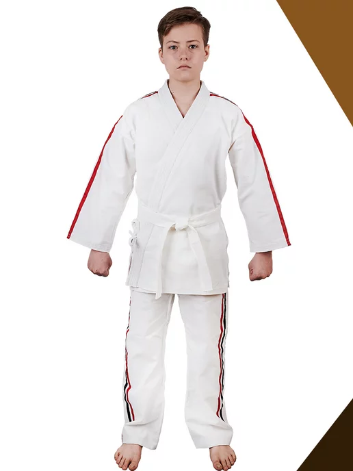TENGO Кимоно косики карате профи, белый, фото 8