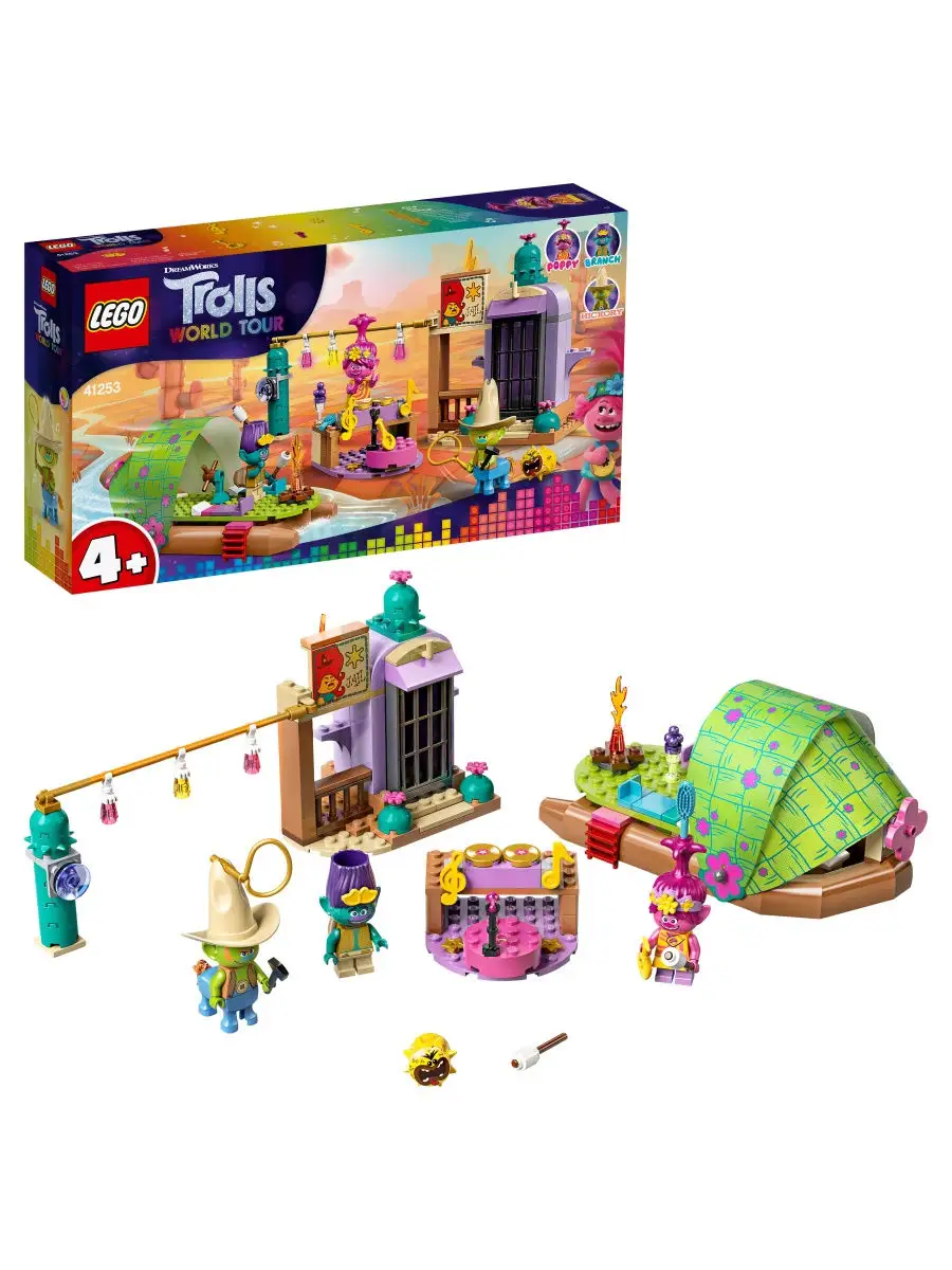 Конструктор LEGO Trolls 41253 Приключение на плоту в Кантри-тауне /  развивающая игра, яркая LEGO 11271966 купить в интернет-магазине Wildberries