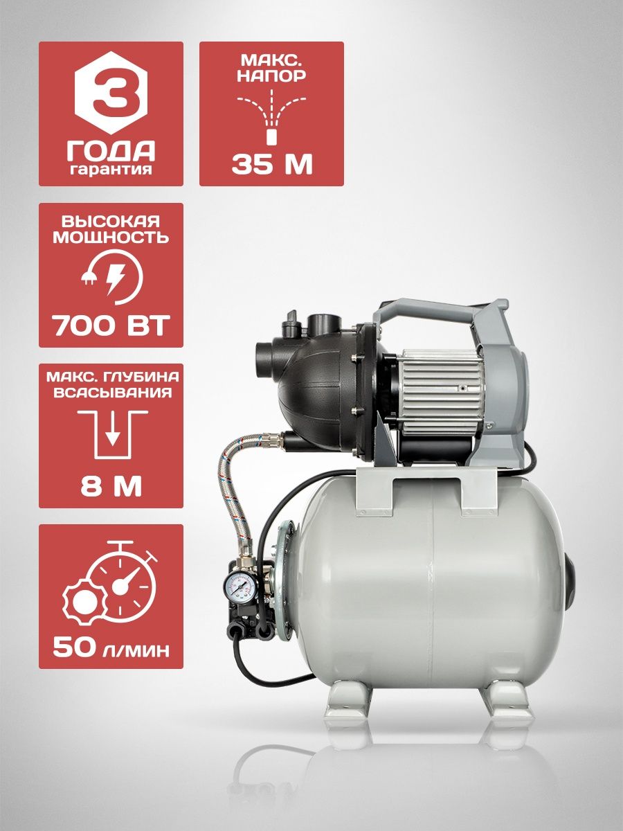 Насосная станция для воды НС-700/20 СТАВР 11290029 купить за 11 401 ₽ в  интернет-магазине Wildberries