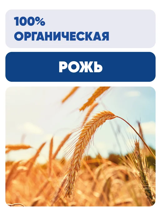 Чёрный хлеб Хлопья ржаные цельнозерновые органические, 2 пакета по 500 г, 4 кг, фото 4