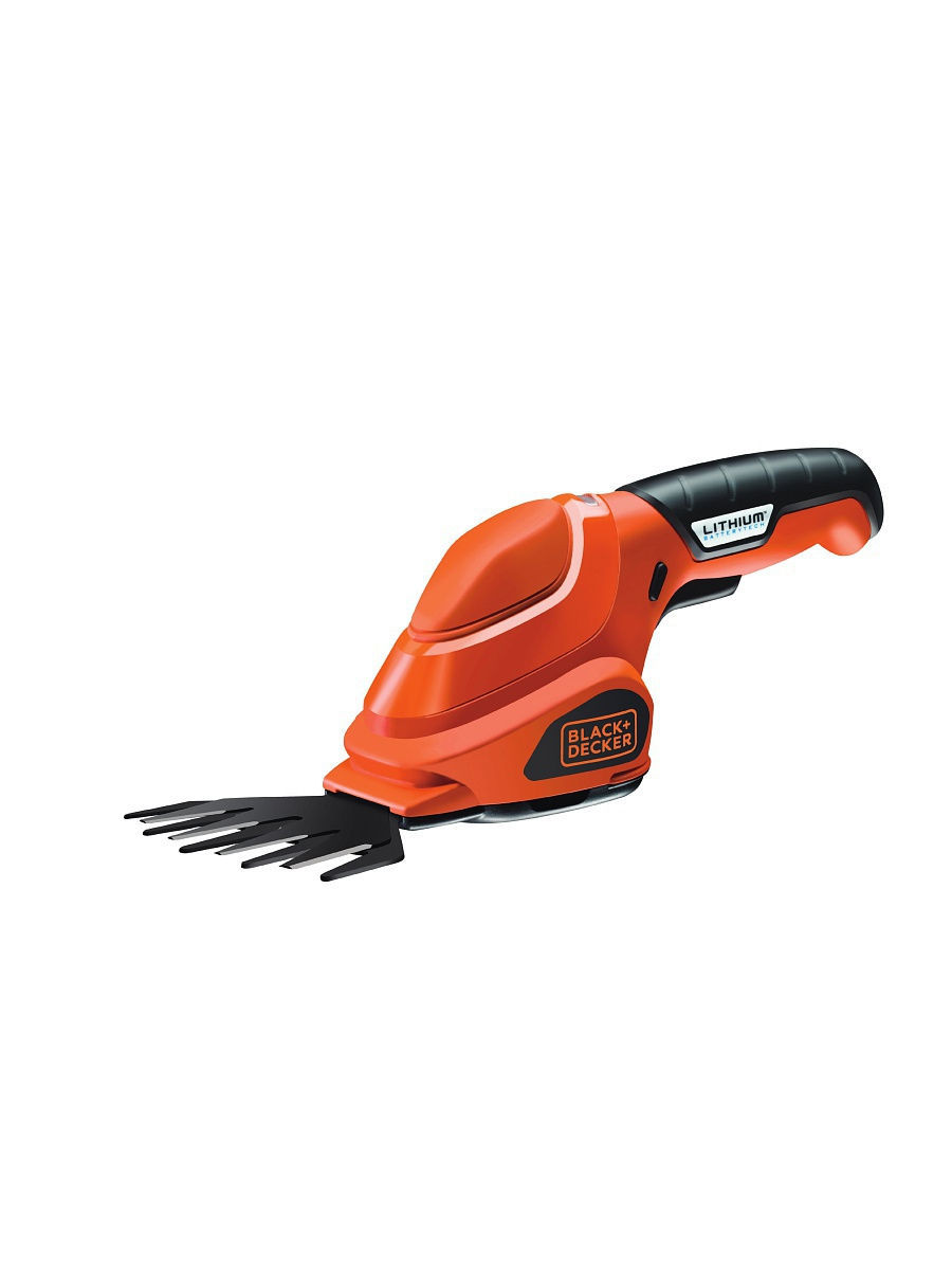 Аккумуляторные ножницы для травы и кустов GSL200-QW, 3.6 В, 1.1 Ач  Black+Decker 11299130 купить в интернет-магазине Wildberries