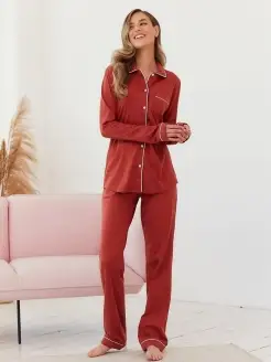 Пижама женская классическая со штанами I homewear 11316741 купить за 2 602 ₽ в интернет-магазине Wildberries