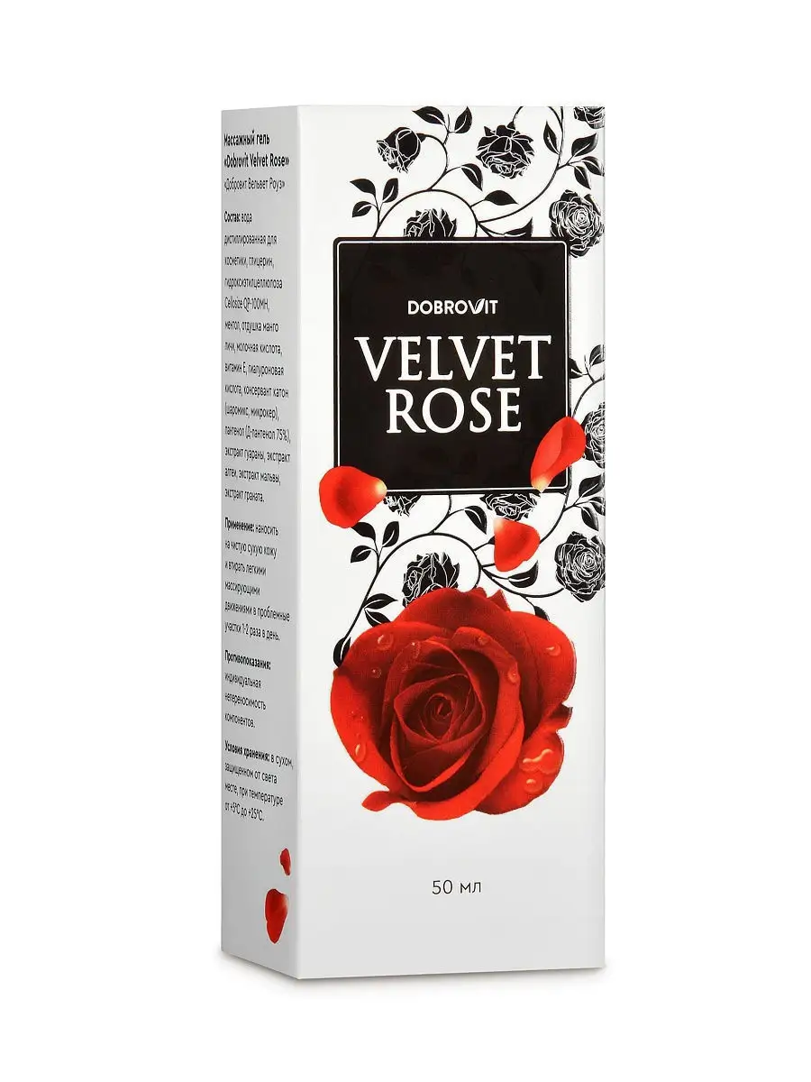 Сужающая возбуждающая гель-смазка для женщин Dobrovit Velvet Rose DOBROVIT  11329123 купить в интернет-магазине Wildberries