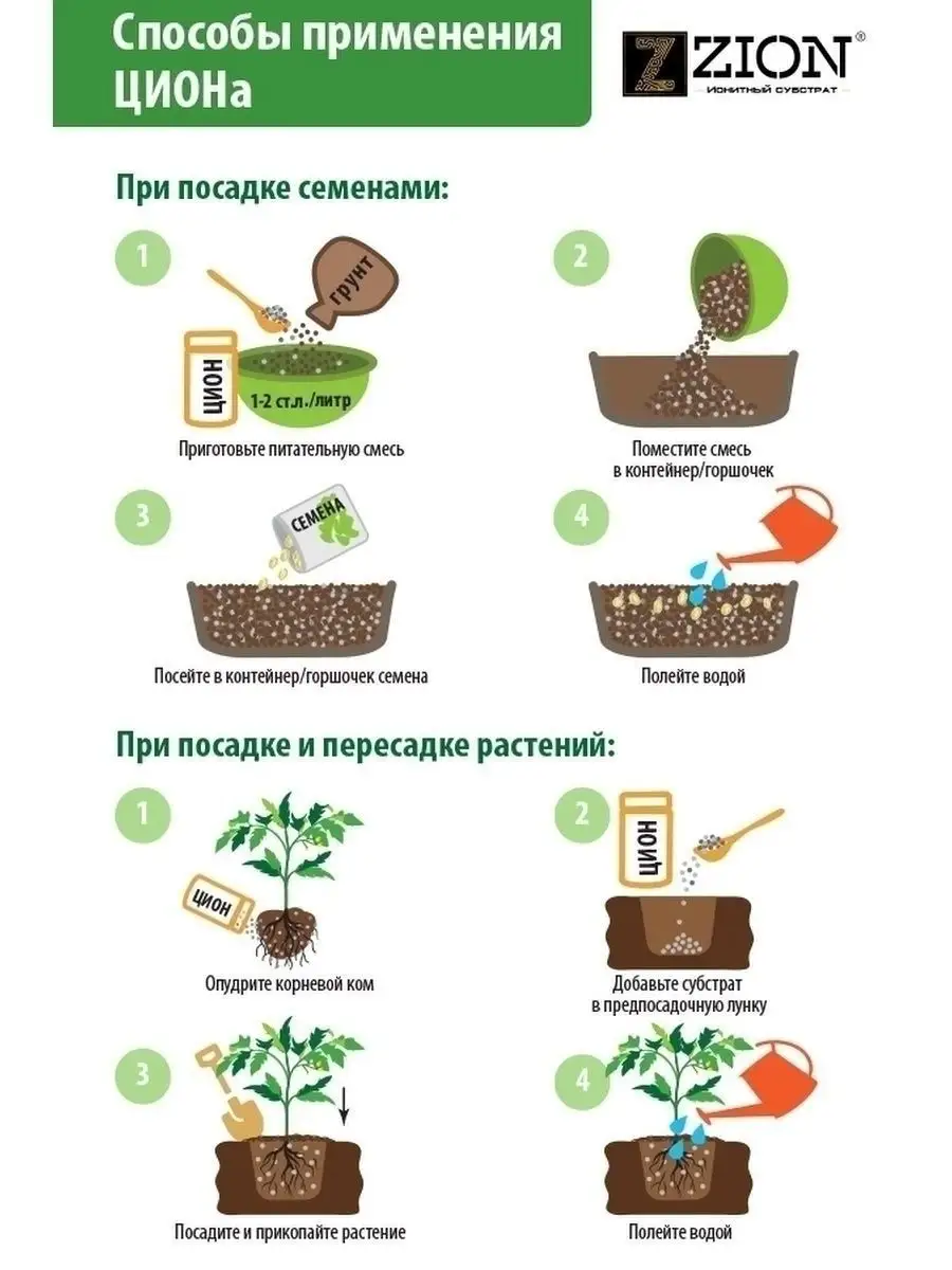 ЦИОН Для зелени и пряных трав заменяет все удобрения ZION 11377972 купить  за 802 ₽ в интернет-магазине Wildberries
