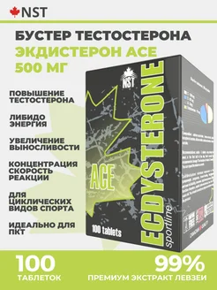 Экдистерон Ecdysterone ACE, бустер тестостерона NST 11392462 купить за 965 ₽ в интернет-магазине Wildberries